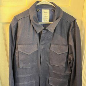 Taylor Stitch x Alpha Industries M-51 Field Jacket, Indigo Reverse Sateen - XL